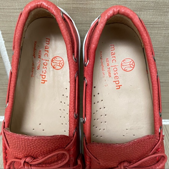 NWOT Marc Joseph Red Loafers - Picture 7 of 8
